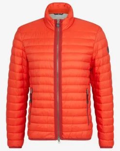 Doudoune light manches longues rouge