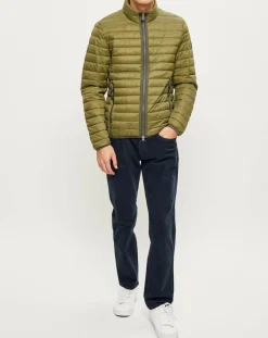 Doudoune light manches longues kaki