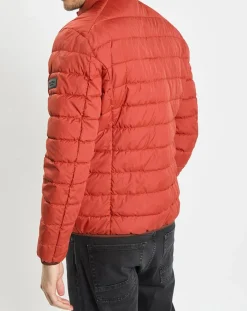 Doudoune light ndsd orange brique