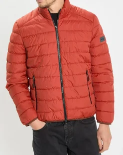 Doudoune light ndsd orange brique