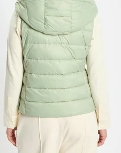Doudoune Light sans manches vert clair