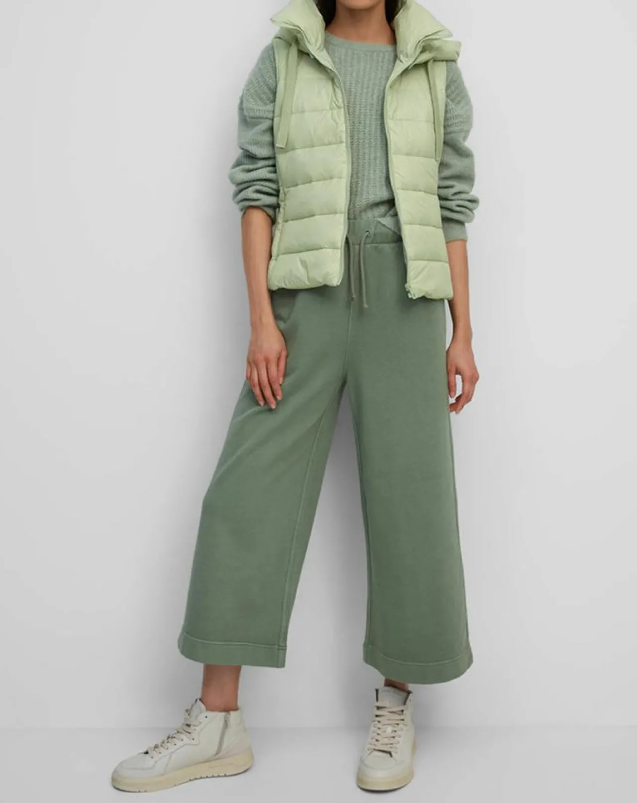 Doudoune Light sans manches vert clair