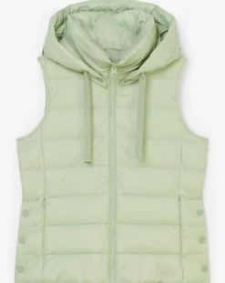 Doudoune Light sans manches vert clair