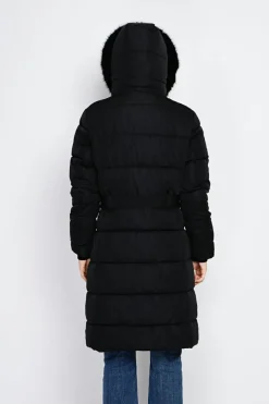 Doudoune longue avec isolation thermique jusqu'à -20 °C noir