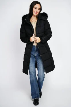 Doudoune longue avec isolation thermique jusqu'à -20 °C noir