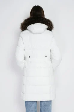 Doudoune longue avec isolation thermique jusqu'à -20 °C naturel