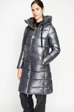 Doudoune longue loup