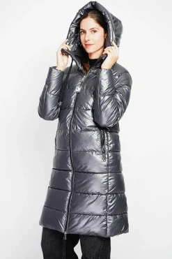 Doudoune longue loup