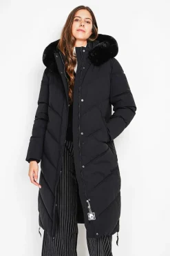 Doudoune longue noire