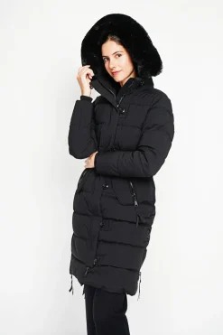 Doudoune longue noire