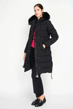 Doudoune longue noire