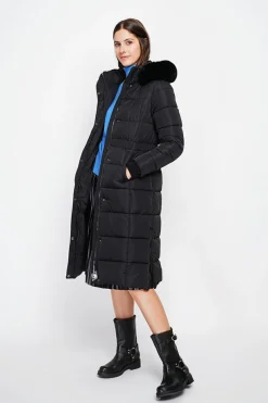 Doudoune longue noire