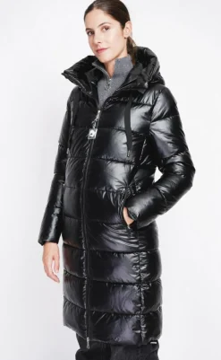Doudoune longue noire
