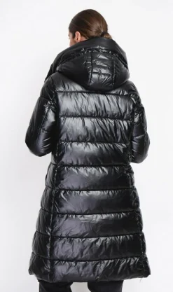 Doudoune longue noire