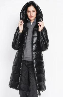 Doudoune longue noire