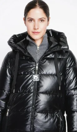 Doudoune longue noire