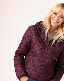 Doudoune Malia prune