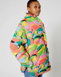 Doudoune Purple fluo