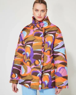 Doudoune Purple marron