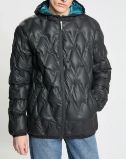 Doudoune rembourrage repreve noire