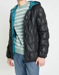 Doudoune rembourrage repreve noire