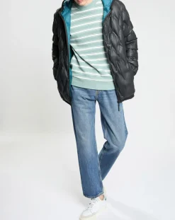 Doudoune rembourrage repreve noire