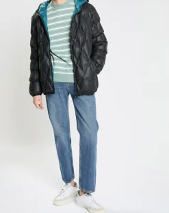 Doudoune rembourrage repreve noire