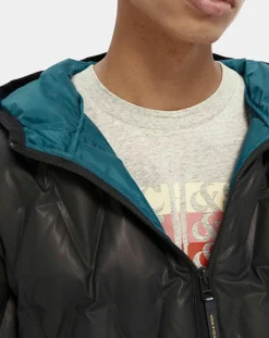 Doudoune rembourrage repreve noire