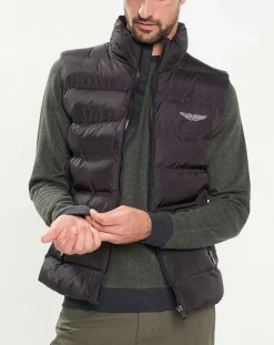 Doudoune sans manches Aston Martin Racing noire