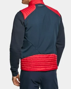 Doudoune sans manches Aston Martin Racing rouge/bleu