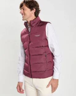 Doudoune sans manches Aston Martin Racing bordeaux