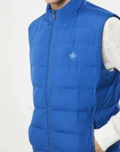 Doudoune sans manches bleue