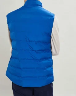 Doudoune sans manches bleue