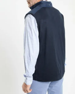 Doudoune sans manches bleue