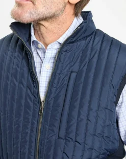 Doudoune sans manches bleue