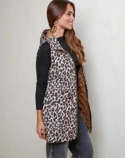 Doudoune sans manches Joséfine camel