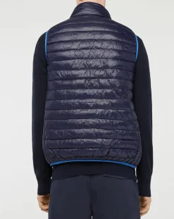 Doudoune sans manches Light bleu marine