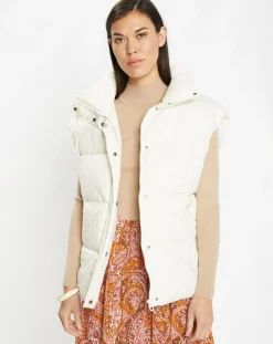 Doudoune sans manches Montana Puffy écrue