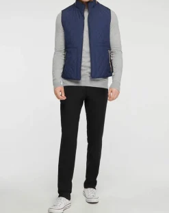 Doudoune sans manches Quilted bleu marine