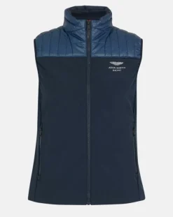 Doudoune sans manches Soft Shell Aston Martin Racing bleu marine