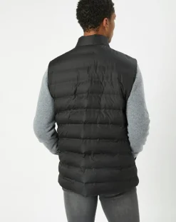 Doudoune sans manches unie noire