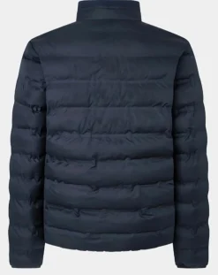 Doudoune unie bleu marine