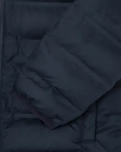 Doudoune unie bleu marine