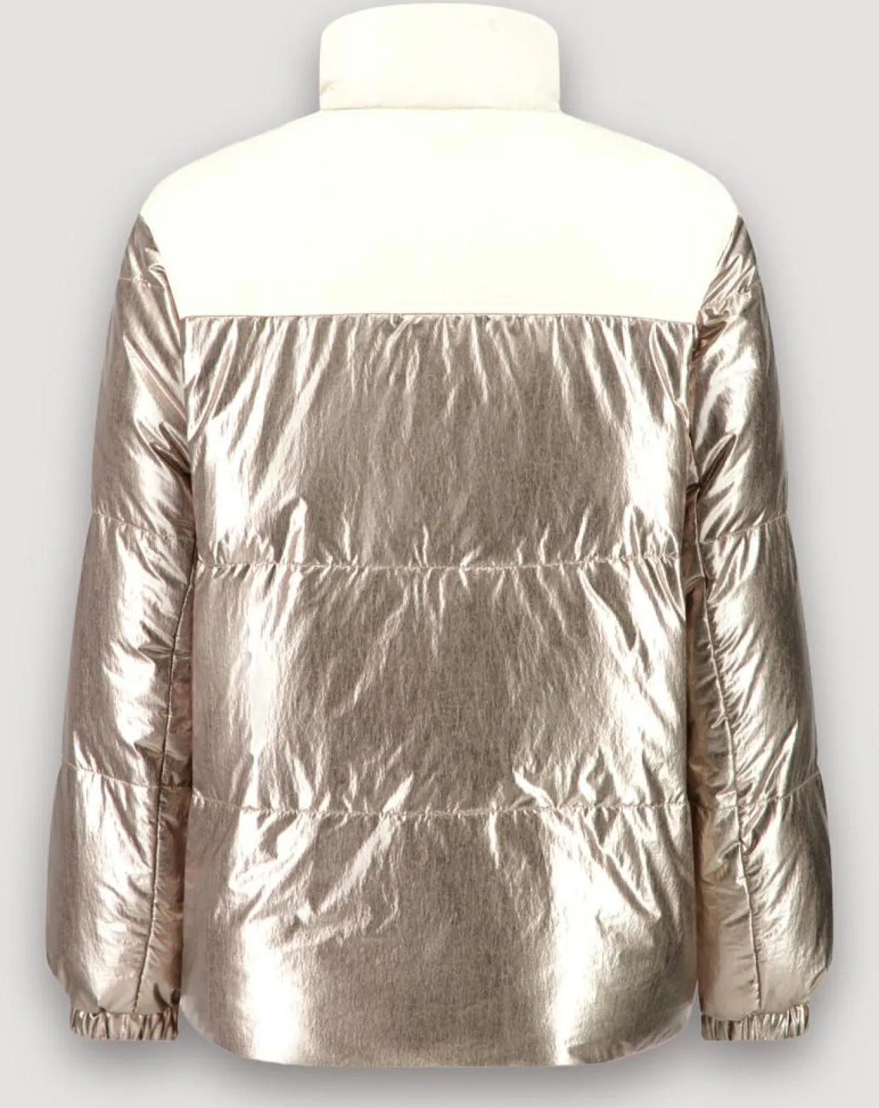 Doudoune Volfy Foil écru/bronze