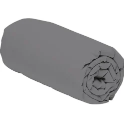 Drap housse 100% Percale de Coton gris