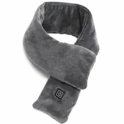 Echarpe chauffante grise - 74x10x2 cm