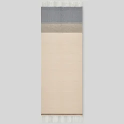 Echarpe Snude rayée écru foncé - 64x180 cm