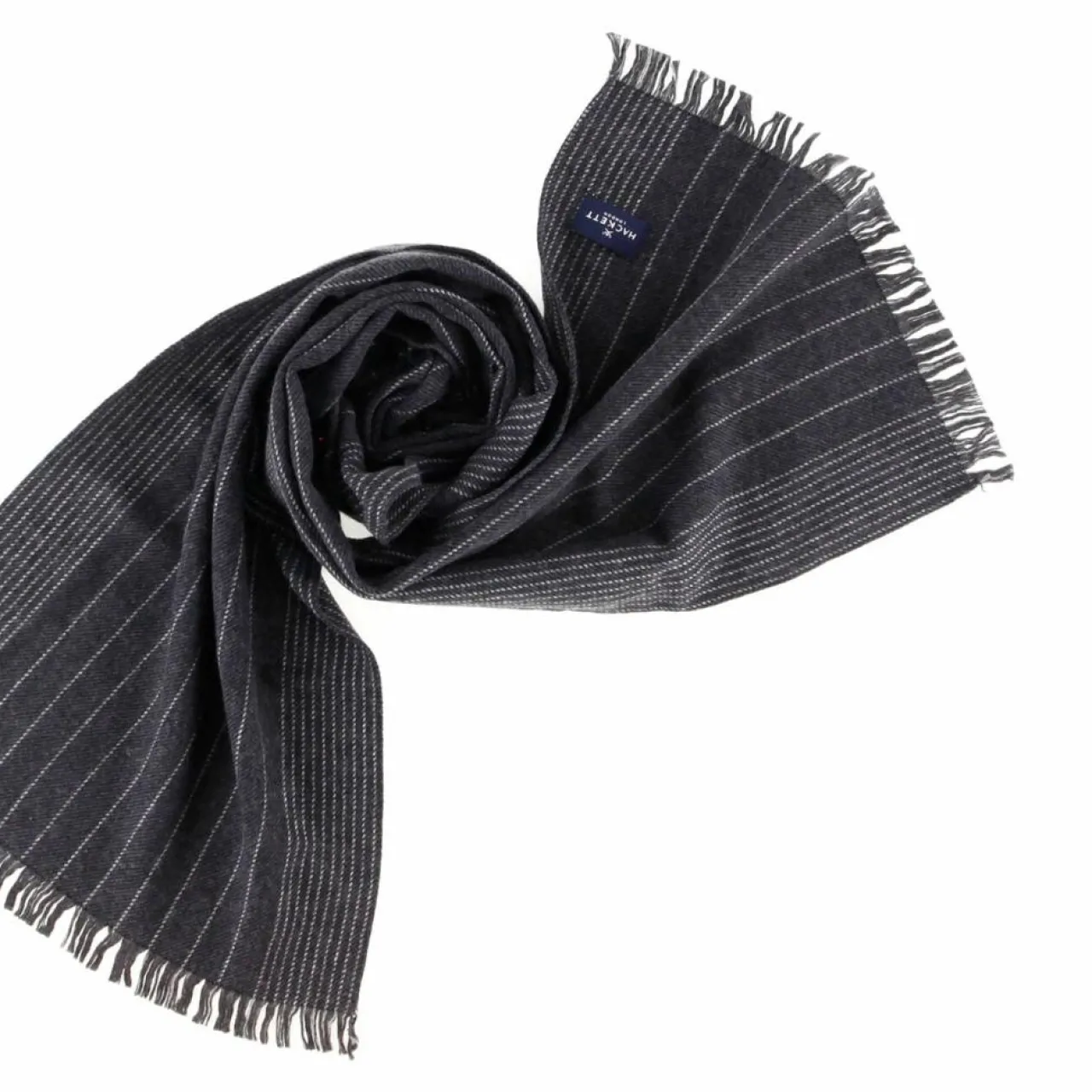 Echarpe Tennis à rayures gris foncé - 170x34 cm