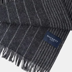 Echarpe Tennis à rayures gris foncé - 170x34 cm