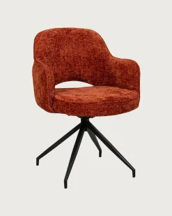 Elba - Chaise en tissu et pieds métal